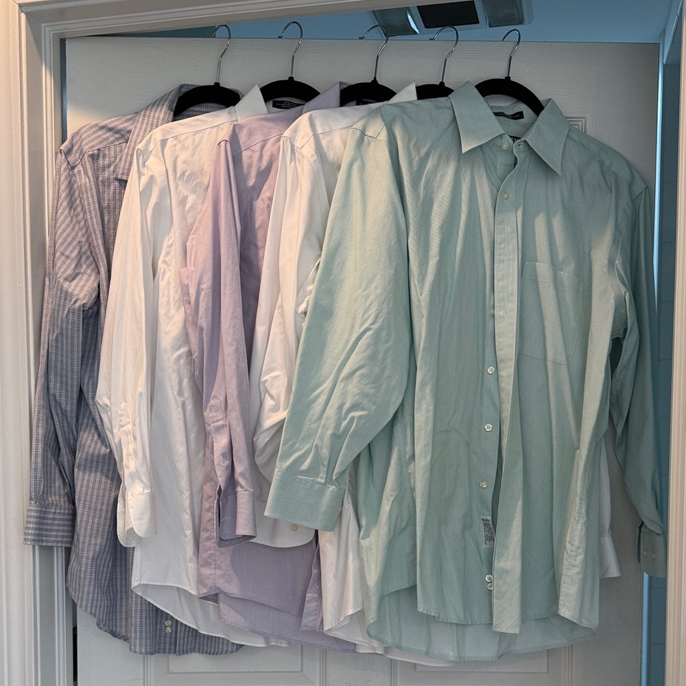 Men's Kirkland Signature Assorted Color Dress Shirts sz 16 1/2 x 32/33